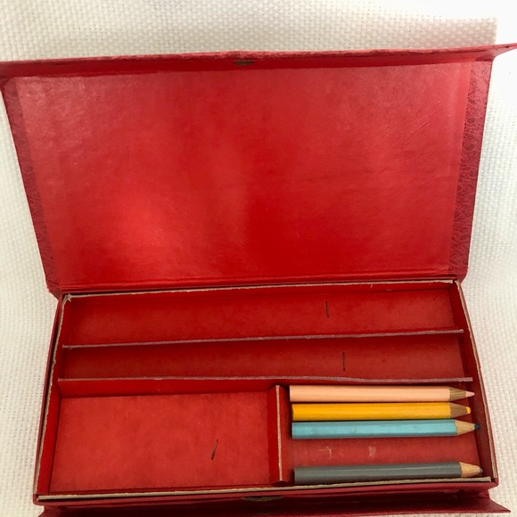 Snow White Seven Dwarfs Vintage Pencil Case Disney 60’s - Picture 8 of 13